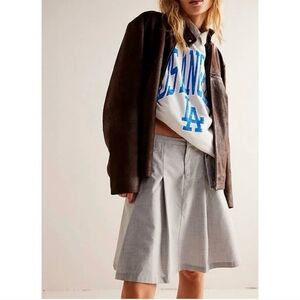 We The Free Suiting Pleated Mini Skirt NWT